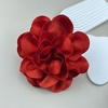 image:imageDainty Satin Fabric Rose Flower Brooches 75in Extra Large Big Camellia Flower Brooches Lapel Pins for Women Wedding Party Dance Dress Clothes AccessoriesRed