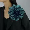 image:imageDainty Satin Fabric Rose Flower Brooches 75in Extra Large Big Camellia Flower Brooches Lapel Pins for Women Wedding Party Dance Dress Clothes AccessoriesGreen