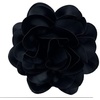 image:imageDainty Satin Fabric Rose Flower Brooches 75in Extra Large Big Camellia Flower Brooches Lapel Pins for Women Wedding Party Dance Dress Clothes AccessoriesBlack