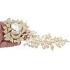 image:imageEVER FAITH Rhinestone Crystal 8 Inch Big Large Elegant Bridal Prom Rose Flower Bud Brooch for WomenClear GoldTone
