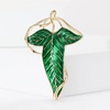 image:imageElven Tree Leaf Enamel Brooch for Women Men Mystery Keepsake Leaf Pin Luck Elven Cloak Leaf Clasp Costume Accessory Cosplay JewelryGreen Gold