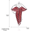 image:imageElven Tree Leaf Enamel Brooch for Women Men Mystery Keepsake Leaf Pin Luck Elven Cloak Leaf Clasp Costume Accessory Cosplay JewelryRed