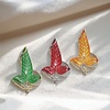 image:imageElven Tree Leaf Enamel Brooch for Women Men Mystery Keepsake Leaf Pin Luck Elven Cloak Leaf Clasp Costume Accessory Cosplay JewelryYellow