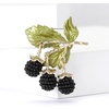 image:imageEnamel Blackberry Brooches for Women
