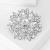 image:imageEzing 4 Pieces Lot Large Big Silver Gold Plated Assorted Crystal Rhinestones Brooch Pins SetC