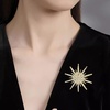 image:imageFashion CZ Star Brooch Lapel Pin for Women Men Crystal Rhinestone Star Burst Corsage Brooches Pins Dainty for Dress Suit Hat Badge Bouquet Boutonniere Clothes Accessories Trendy JewelryGold
