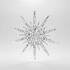 image:imageFashion CZ Star Brooch Lapel Pin for Women Men Crystal Rhinestone Star Burst Corsage Brooches Pins Dainty for Dress Suit Hat Badge Bouquet Boutonniere Clothes Accessories Trendy JewelrySilver