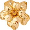image:imageGold Chunky Hammered Hollow Flower Brooch Pin for WomenLarge Dainty Sweet Textured Floral Statement Lapel Pin Modern Minimalist Jewelry AccessoryGolden1