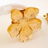 image:imageGold Chunky Hammered Hollow Flower Brooch Pin for WomenLarge Dainty Sweet Textured Floral Statement Lapel Pin Modern Minimalist Jewelry AccessoryGolden1