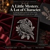 image:imageGothic Celtic Raven Brooch  Dark Academia Statement Pin Celtic Jewelry Crow Crescent Goth Emo Punk Accessories Norse Raven TalismanB  Silver