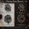 image:imageGothic Celtic Raven Brooch  Dark Academia Statement Pin Celtic Jewelry Crow Crescent Goth Emo Punk Accessories Norse Raven TalismanB  Silver