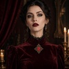 image:imageHalloween Red Brooch for Women Victorian Gothic Costume Brooch