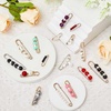 image:imageHicarer 18 Pcs Pearl Safety Pin Brooches for Women Clothing Vintage StyleBright Style