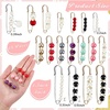 image:imageHicarer 18 Pcs Pearl Safety Pin Brooches for Women Clothing Vintage StyleBright Style