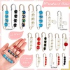 image:imageHicarer 18 Pcs Pearl Safety Pin Brooches for Women Clothing Vintage StyleVintage Style