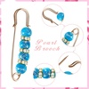 image:imageHicarer 18 Pcs Pearl Safety Pin Brooches for Women Clothing Vintage StyleVintage Style