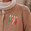 image:imageLetter Queen Brooch Pin Corsage Sweater Dress Shawl Elegant Jewelry Accessory Decor for Wedding Birthday Party Christmas GiftFour Sisters
