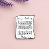 image:imageLetter Queen Brooch Pin Corsage Sweater Dress Shawl Elegant Jewelry Accessory Decor for Wedding Birthday Party Christmas GiftMusic Score