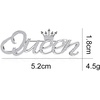 image:imageLetter Queen Brooch Pin Corsage Sweater Dress Shawl Elegant Jewelry Accessory Decor for Wedding Birthday Party Christmas GiftQueen