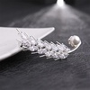 image:imageLetter Queen Brooch Pin Corsage Sweater Dress Shawl Elegant Jewelry Accessory Decor for Wedding Birthday Party Christmas GiftSilver Ear of Wheat