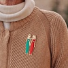 image:imageLetter Queen Brooch Pin Corsage Sweater Dress Shawl Elegant Jewelry Accessory Decor for Wedding Birthday Party Christmas GiftTwo Sisters