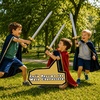 image:imageOutus 24 Pcs Inflatable Swords Blow up Swords Party Favors4 ColorsGold black