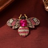 image:imageRhinestone Crystal Bee Pin Brooch Statement Imitation Pearls Bee Brooch Shiny Rhinestone Beaded Insect Pin Jewelry Vintage Clothes DecorationPink