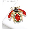 image:imageRhinestone Crystal Bee Pin Brooch Statement Imitation Pearls Bee Brooch Shiny Rhinestone Beaded Insect Pin Jewelry Vintage Clothes DecorationWatermelon
