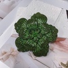 image:imageRhinestone Flower Brooch Pin for Women Men Elegant Sparkly Crystal Camellia Floral Lapel Pins Shawl Dress Suit Clothes Accessories Wedding Party Fashion Jewelry 105mmOlive Green