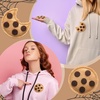 image:imageSuncalla 8 Pcs Chocolate Chip Felt Cookies Decor Brooches Chest Clip Cookies Costume Accessories for Halloween Party SuppliesBrooch