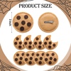 image:imageSuncalla 8 Pcs Chocolate Chip Felt Cookies Decor Brooches Chest Clip Cookies Costume Accessories for Halloween Party SuppliesClip