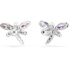 image:imageSwarovski x Ariana Grande Official Dragonfly Motif Jewelry Collection Brooch Pendant Necklace Earrings Mixed Cut Multicolored Stones Rhodium FinishMulticolored Stud Earrings