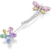 image:imageSwarovski x Ariana Grande Official Dragonfly Motif Jewelry Collection Brooch Pendant Necklace Earrings Mixed Cut Multicolored Stones Rhodium FinishMulticolored Brooch