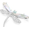 image:imageSwarovski x Ariana Grande Official Dragonfly Motif Jewelry Collection Brooch Pendant Necklace Earrings Mixed Cut Multicolored Stones Rhodium FinishMulticolored PendantBrooch
