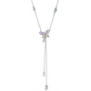 image:imageSwarovski x Ariana Grande Official Dragonfly Motif Jewelry Collection Brooch Pendant Necklace Earrings Mixed Cut Multicolored Stones Rhodium FinishMulticolored Y Necklace