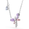 image:imageSwarovski x Ariana Grande Official Dragonfly Motif Jewelry Collection Brooch Pendant Necklace Earrings Mixed Cut Multicolored Stones Rhodium FinishMulticolored Pendant Necklace