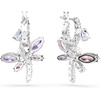 image:imageSwarovski x Ariana Grande Official Dragonfly Motif Jewelry Collection Brooch Pendant Necklace Earrings Mixed Cut Multicolored Stones Rhodium FinishMulticolored Mini Hoops