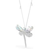 image:imageSwarovski x Ariana Grande Official Dragonfly Motif Jewelry Collection Brooch Pendant Necklace Earrings Mixed Cut Multicolored Stones Rhodium FinishMulticolored PendantBrooch