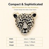 image:imageVintage Shiny Rhinestone Leopard Head Brooches for Women Unisex Animal Pins Casual Accessories GiftsGolden