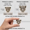 image:imageVintage Shiny Rhinestone Leopard Head Brooches for Women Unisex Animal Pins Casual Accessories GiftsGoldenSmall