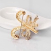image:imagecoadipress Christmas Brooch Pins for Women Cute Crystal Christmas Tree Snowflake Reindeer Jingle Bell Animal Candy Bow Brooches Xmas Holiday Party GiftsCandy Cane