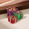 image:imagecoadipress Christmas Brooch Pins for Women Cute Crystal Christmas Tree Snowflake Reindeer Jingle Bell Animal Candy Bow Brooches Xmas Holiday Party GiftsGifts