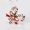 image:imagecoadipress Christmas Brooch Pins for Women Cute Crystal Christmas Tree Snowflake Reindeer Jingle Bell Animal Candy Bow Brooches Xmas Holiday Party GiftsCandy Cane
