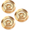 image:image3 PCS GoldTone Spiral Brooch Pins Halloween Princess Dress up Props