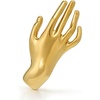 image:imageCicy Bell Brooch Pins for Women 18K Gold Plated Floral Hand JewelryHAND236118in