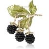 image:imageEnamel Blackberry Brooches for Women