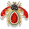 image:imageRhinestone Crystal Bee Pin Brooch Statement Imitation Pearls Bee Brooch Shiny Rhinestone Beaded Insect Pin Jewelry Vintage Clothes DecorationWatermelon