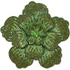 image:imageRhinestone Flower Brooch Pin for Women Men Elegant Sparkly Crystal Camellia Floral Lapel Pins Shawl Dress Suit Clothes Accessories Wedding Party Fashion Jewelry 105mmOlive Green