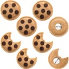 image:imageSuncalla 8 Pcs Chocolate Chip Felt Cookies Decor Brooches Chest Clip Cookies Costume Accessories for Halloween Party SuppliesBrooch