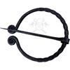 image:imageViking Traders Twisted Ring Shape Brooch Hand forged medieval artifacts from nordiac past iron pin for cloak